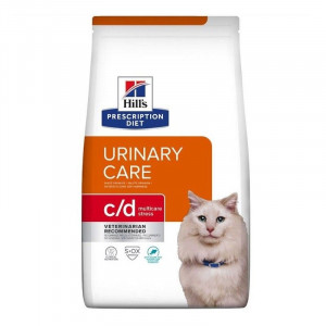 Hill's Prescription Diet C/D Multicare Stress Urinary Care au poisson pour chat 8 kg