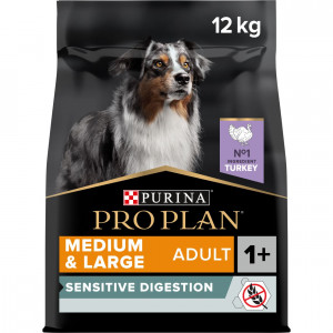 Pro Plan Medium & Large Adult Sensitive Digestion sans grains pour chien 2 x 12 kg