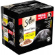 Sheba pâtée Mini Filets à la volaille en sauce multipack en barquettes pour chat (85 g)