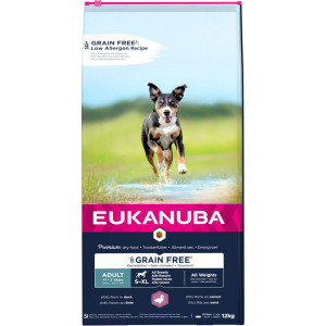 Eukanuba Adult au canard sans céréales pour chien 12 kg