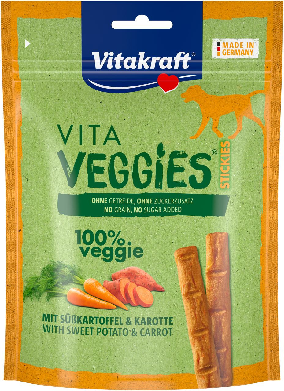 Image de 1 paquet Vitakraft Vita Veggies Bâtonnets à la patate douce pour chien (80 g)