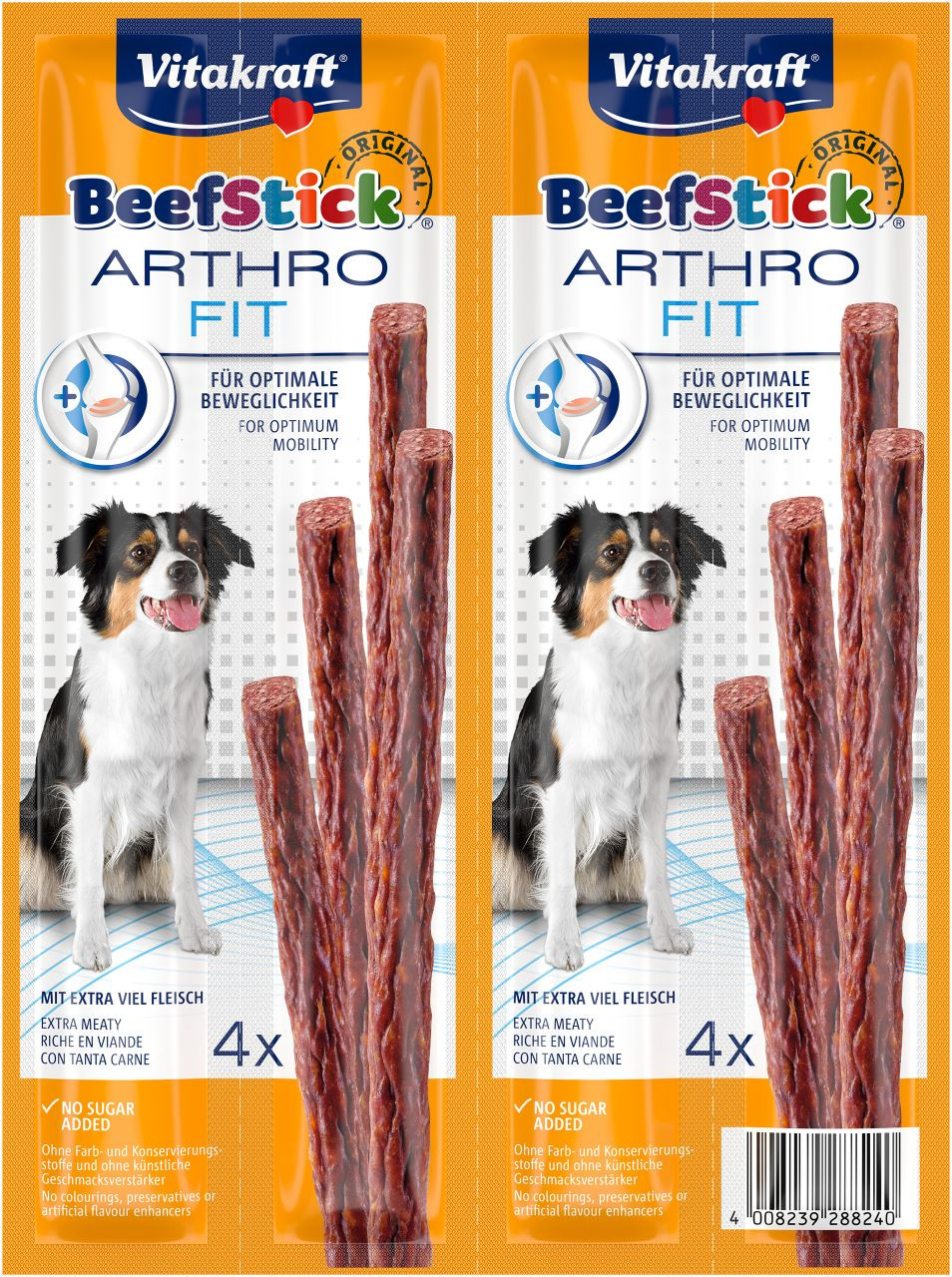 Image de 1 paquet Vitakraft Beefstick Arthrofit pour chien (4 pcs)