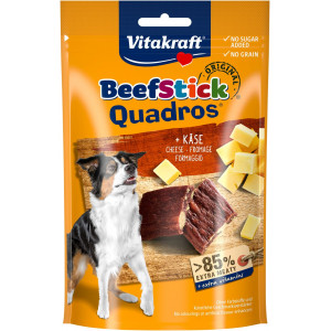 Vitakraft Beefstick Quadros au fromage pour chien (70 g) 3 paquets