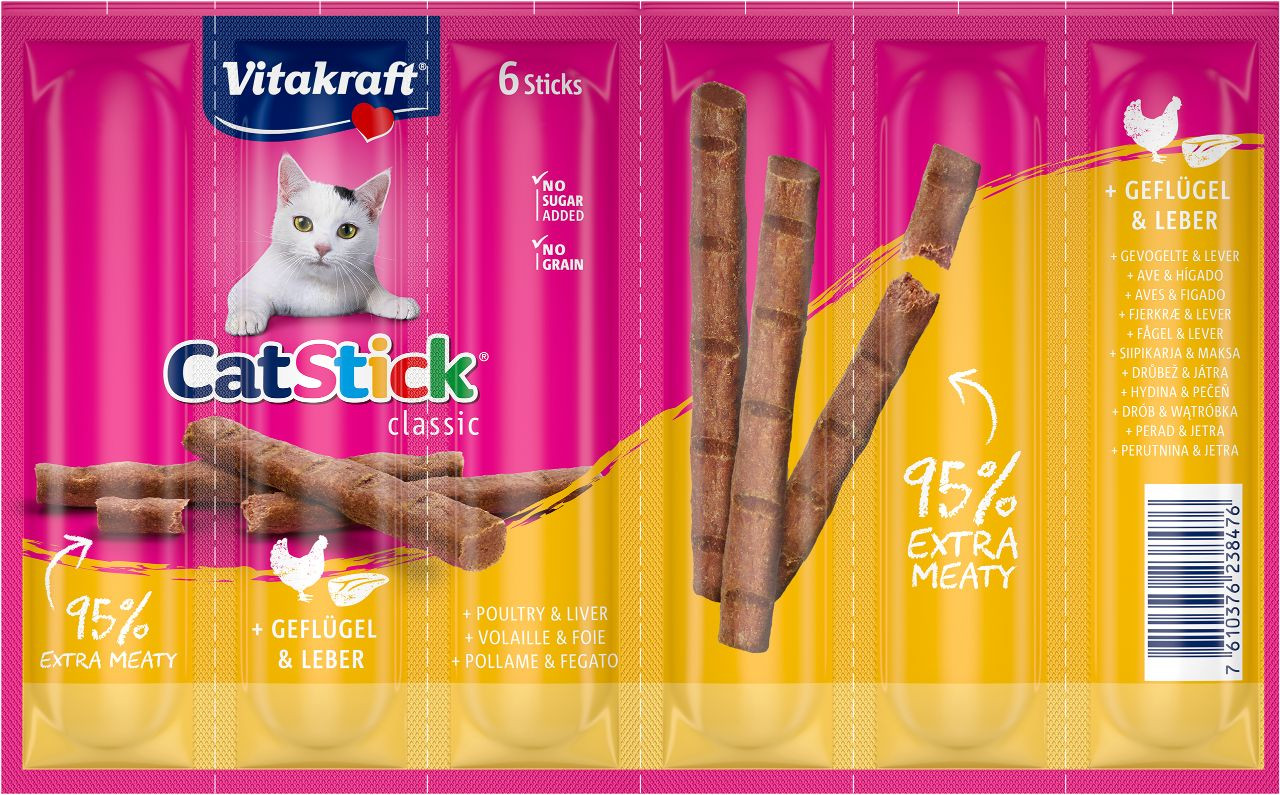 Vitakraft Catsticks Mini Gevogelte/Lever