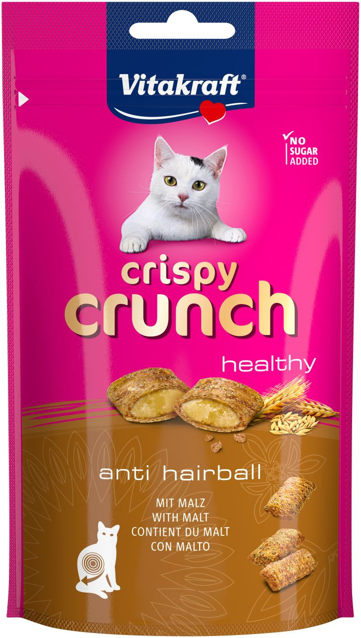 Vitakraft Crispy Crunch anti haarbal kattensnack (60 g)