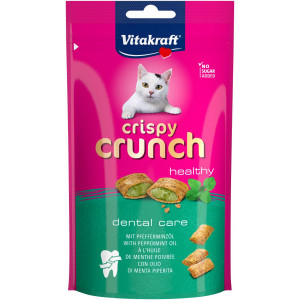 Vitakraft Crispy Crunch friandises soins dentaires pour chat (60 g) 2 paquets