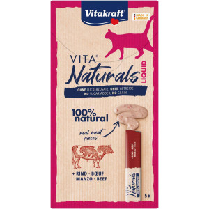 Vitakraft Vita Naturals Liquid au bœuf snack pour chat (5 pcs) 11 paquets