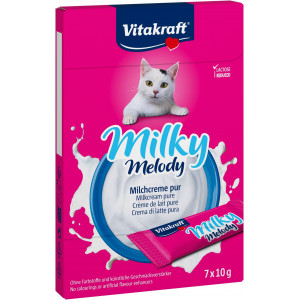 Vitakraft Milky Melody Puur melkcrème kattensnack (7 x 10 g)