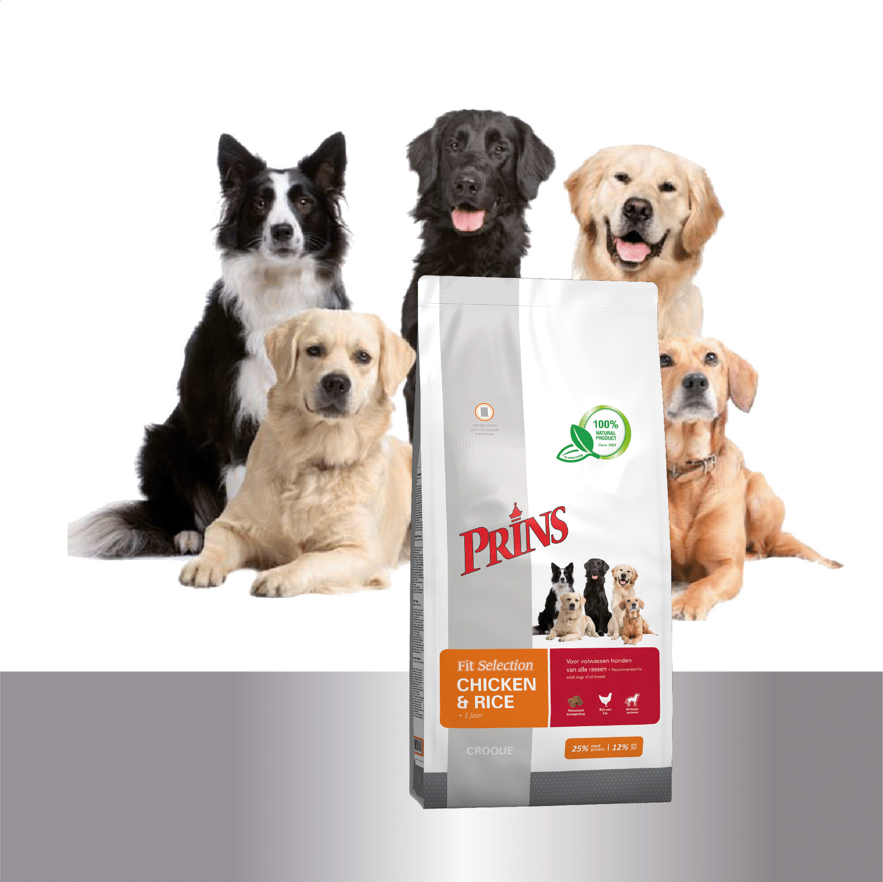 Prins Fit Selection poulet et riz pour chien