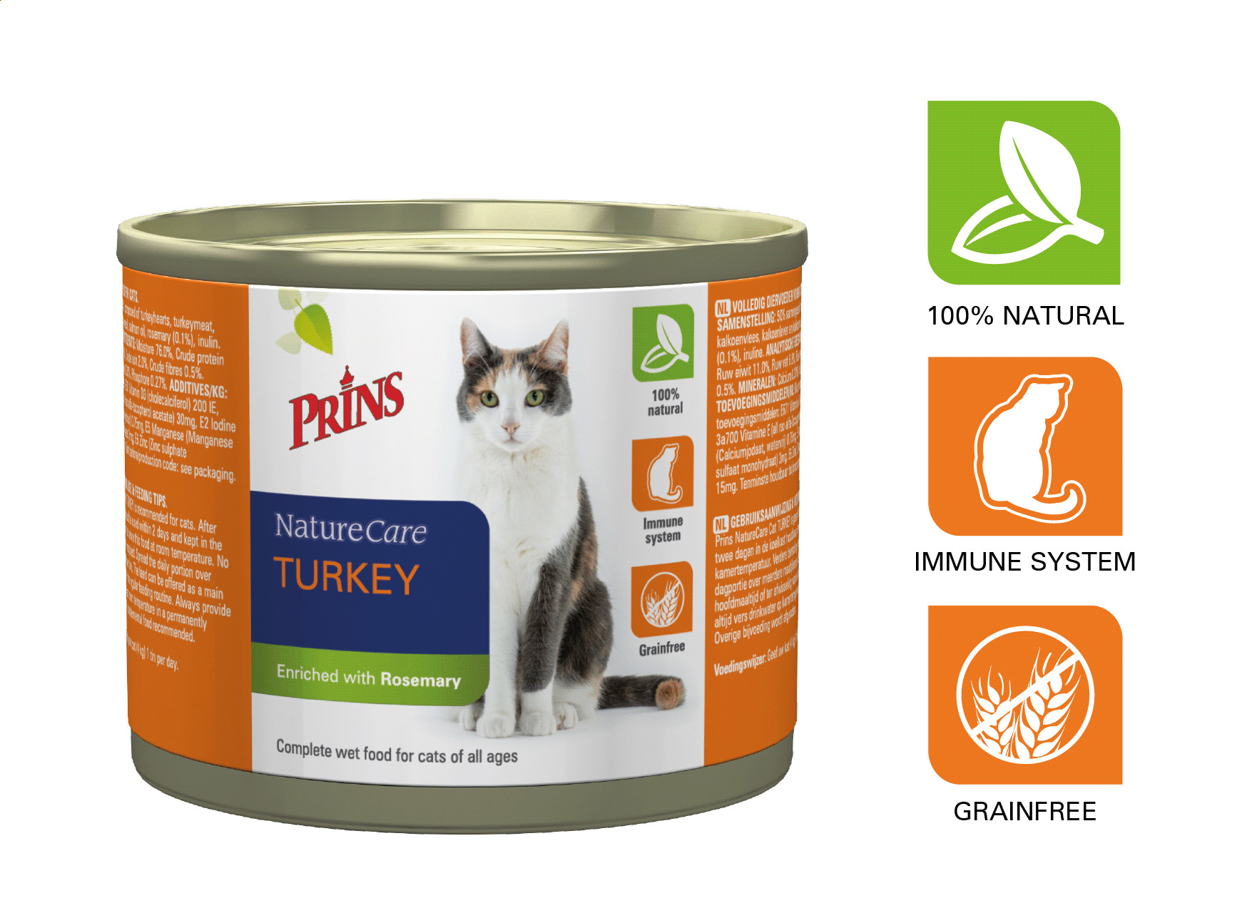 Prins NatureCare Dinde 200g pour chat