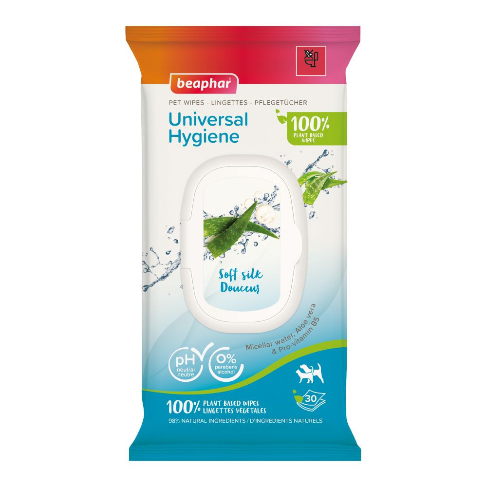 Beaphar Universal Hygiene vochtige doekjes (30 st)