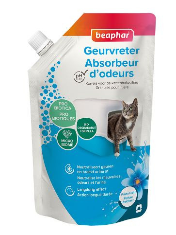 Beaphar Geurvreter granules voor kattenbak (400 g)