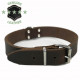 Collier en cuir marron pour chien