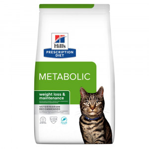 Hill's Prescription Diet Metabolic Weight Management au thon pour chat 2 x 8 kg