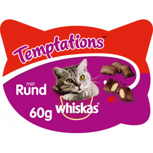Whiskas Temptations au bœuf pour chat