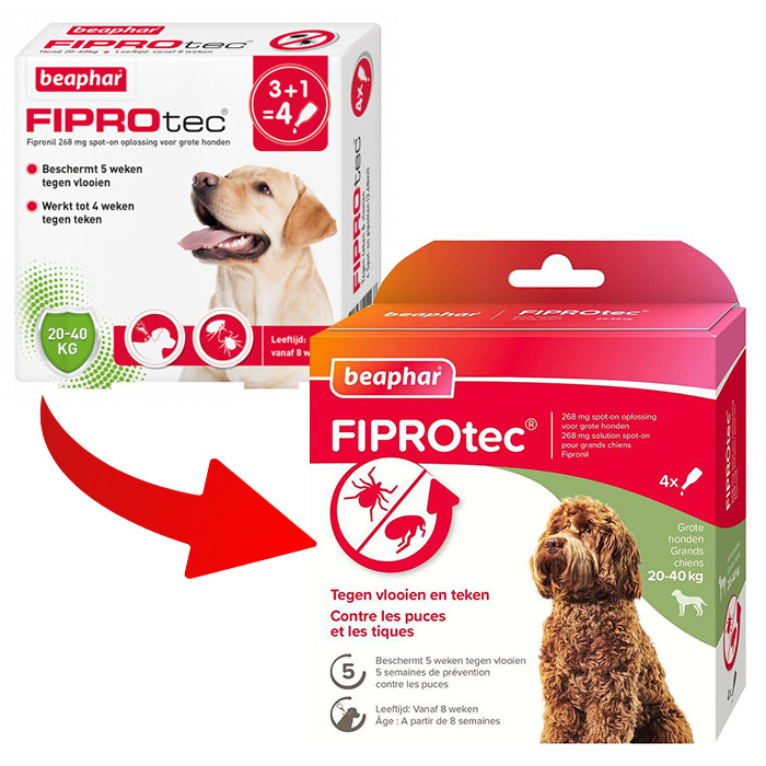 Beaphar Fiprotec Spot-On pour chien de 20 à 40 kg