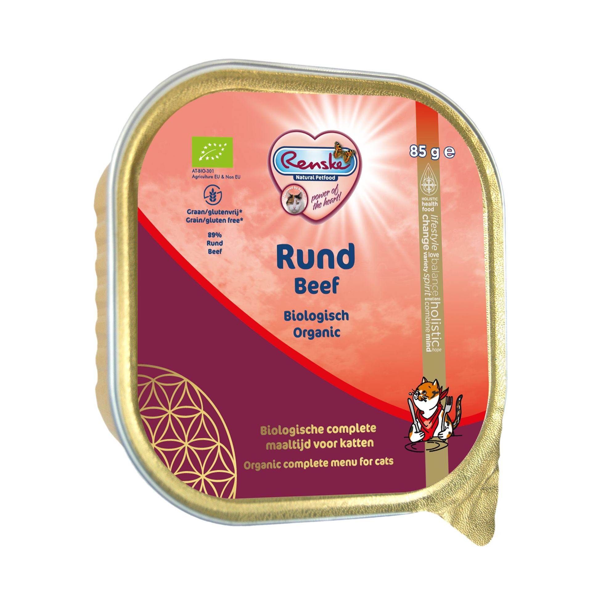 Renske Boeuf Frais Bio pour Chat - 85 g