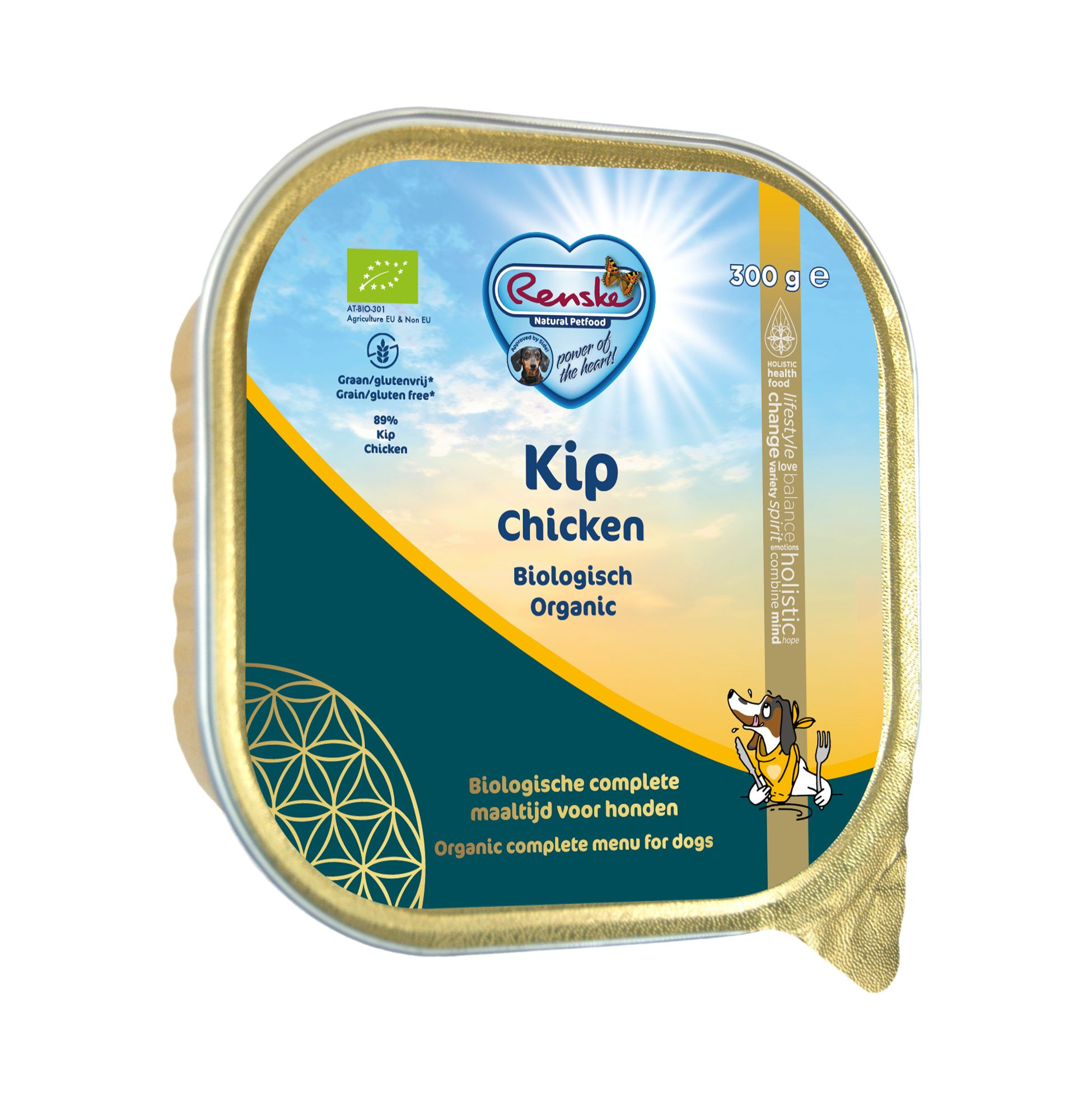 Renske au Poulet Frais Bio pour Chien - 300 g