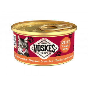Voskes pâtée en gelée au thon et aux crevettes pour chat (85 g) 1 lot (24 x 85 g)