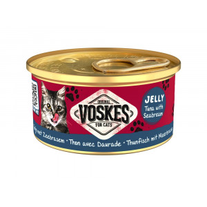 Voskes Jelly tonijn met zeebrasem natvoer kat (24x85 g)