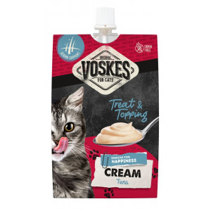 Voskes Crème au thon pour chat (90 g) 2 lots (30 x 90 g)