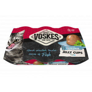 Voskes coupe de gelée au thon pour chat (6x25 g) 6 lots ( 36 x 25 g)