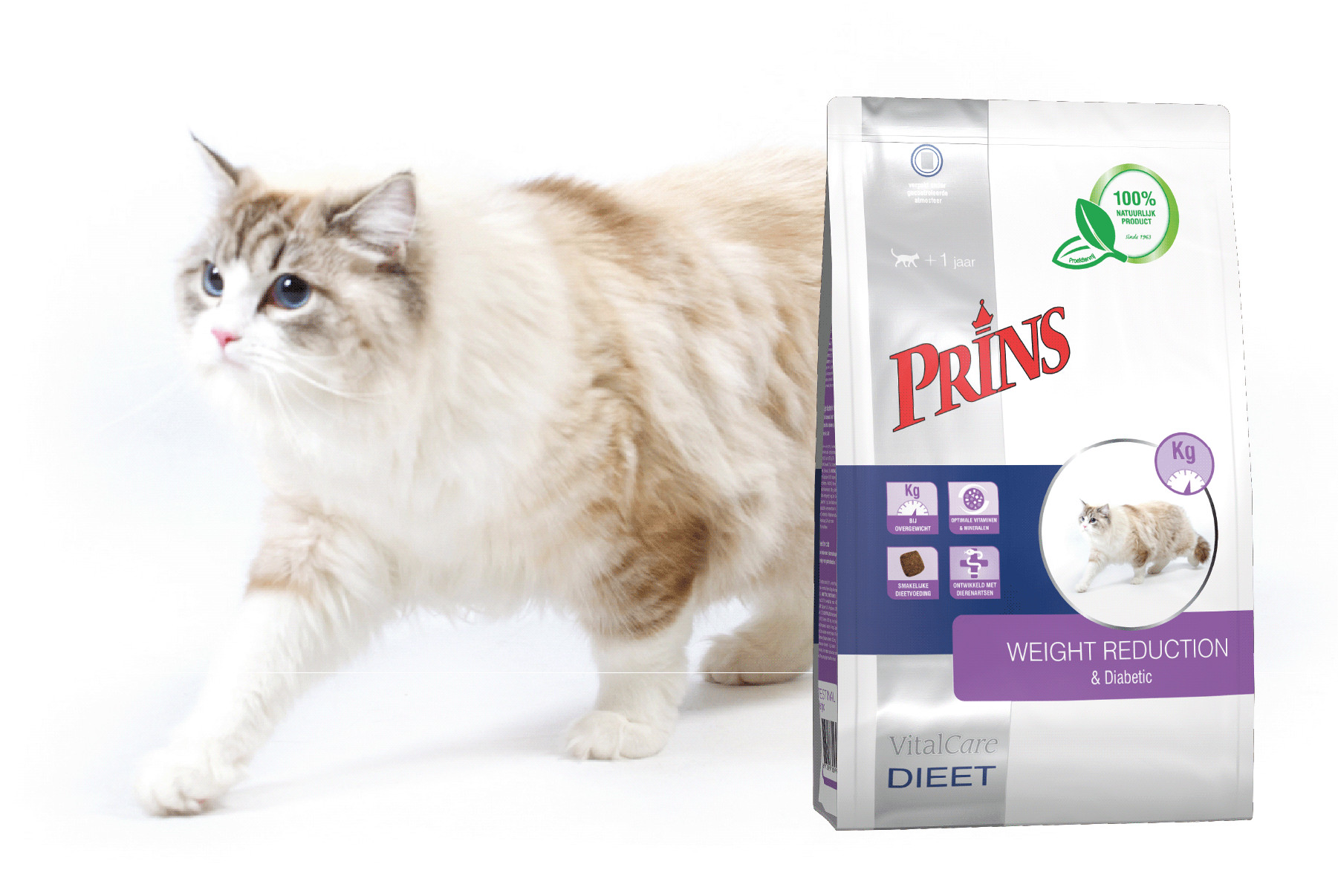 Prins Vitalcare Diet Weight Reduction & Diabetic pour chat