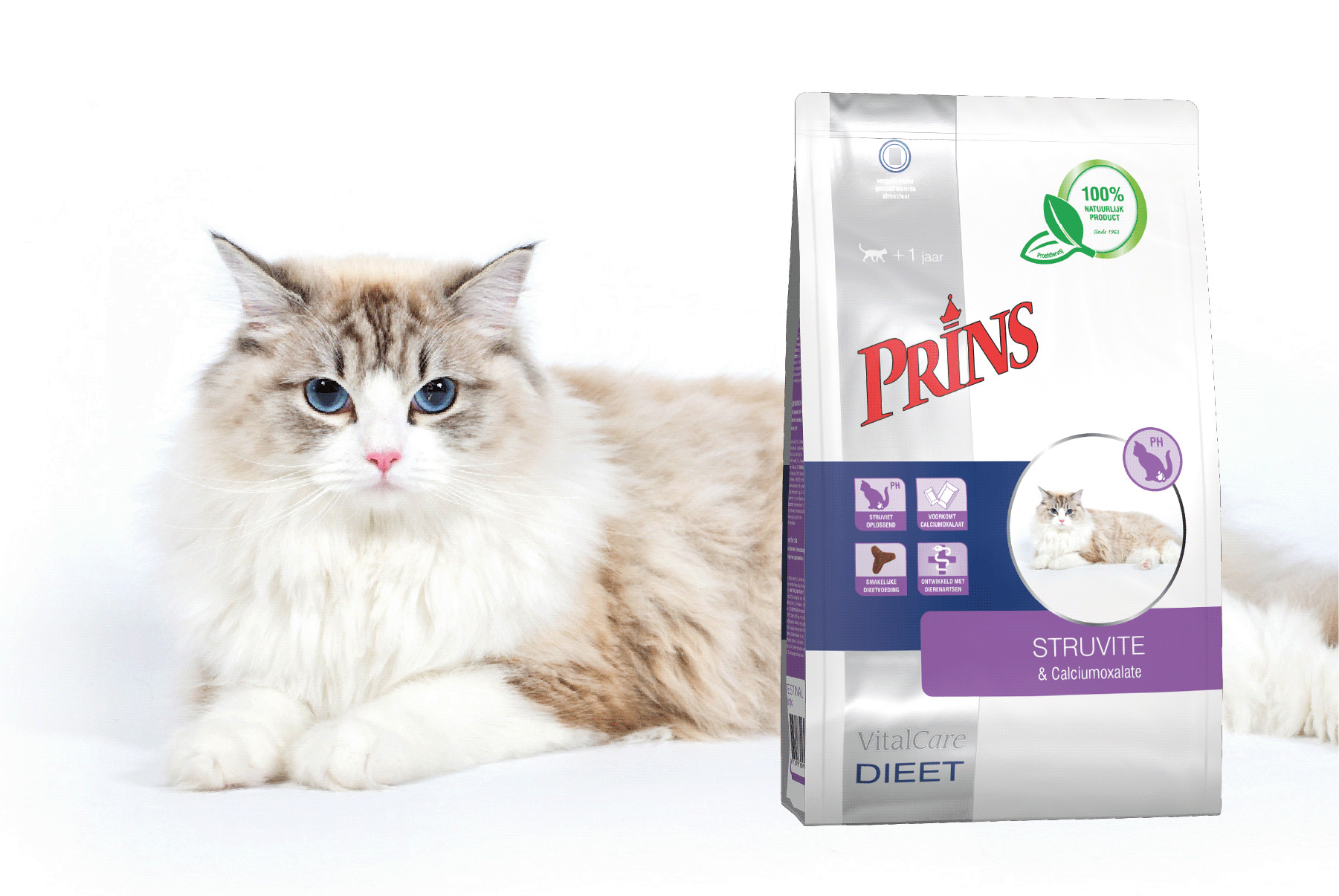 Prins Vitalcare Diet Struvite & Calciumoxalate pour chat