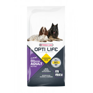 Opti Life Chien Adulte Actif, Poulet & Riz