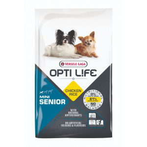 Opti Life Chien Senior Mini, Poulet & Riz