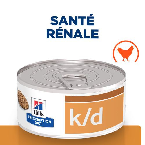 Hill's Prescription Diet K/d Stoofpotje kip & groenten kattenvoer 82g
