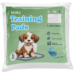 Brekz tapis hygiénique pour chiot L (15 pièces) 3 paquets