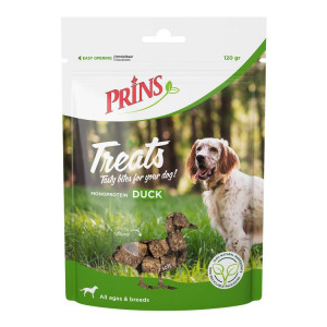 Prins Treats canard friandise pour chien (120g) Une pièce