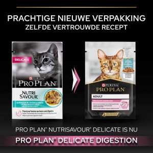 Pro Plan Nutri Savour Delicate 85g Poisson pour Chat