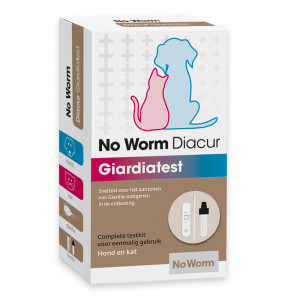 Vermifuge Diacur Giardiatest pour chien et chat 2 paquets