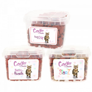 Cadilo Cat Snacks Mélange de friandises pour chat (3 x 140 g) 2 Combipacks