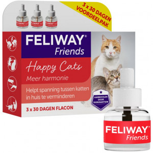 Feliway Friends Diffuseur de Phéromones Chats et Chatons Recharge