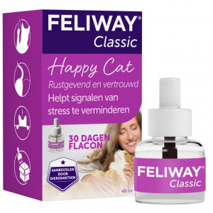 Feliway Classic Diffuseur pour chat 2 Recharges seules