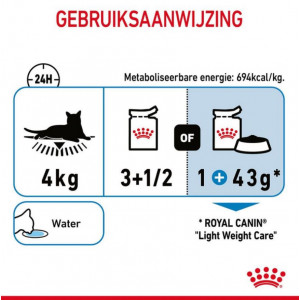 Royal Canin Light Weight Care en sauce pâtée pour chat (85 g)