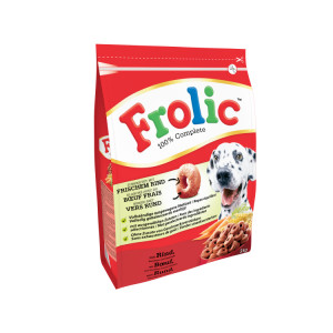 Frolic au boeuf pour chien 3 x 2,6 kg