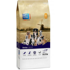 CaroCroc 18/10 Senior pour Chien, au poulet 2 x 12,5 kg