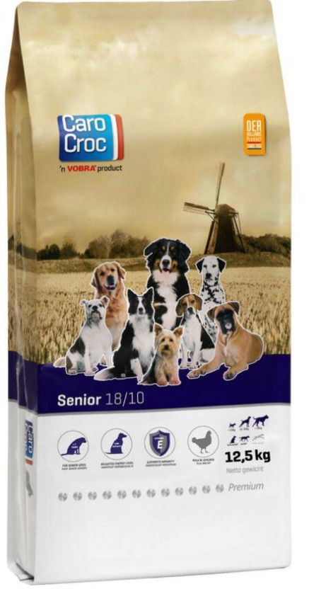 CaroCroc 18/10 Senior pour Chien, au poulet