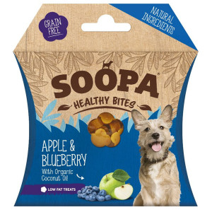 Soopa Bites à la pomme et myrtille pour chien Par 3 unités