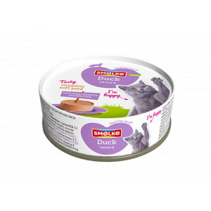 Smølke Soft Paté au canard pour chat 2 x (24 x 80 g)