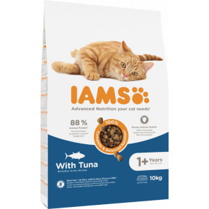 Iams Adult au thon pour chat 2 x 10 kg