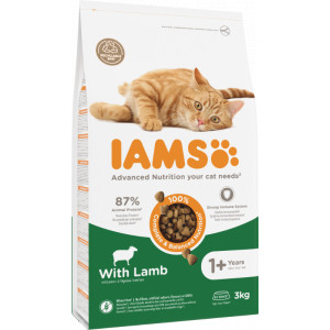 Iams Adult à l'agneau pour chat 3 kg