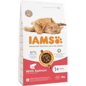 Iams Adult au saumon pour chat 2 x 3 kg