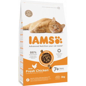 Iams Senior au poulet frais pour chat 3 kg