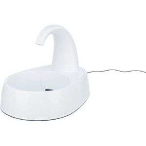 Trixie Curved Stream fontaine à eau pour chien et chat (2,5 litres) Fontaine