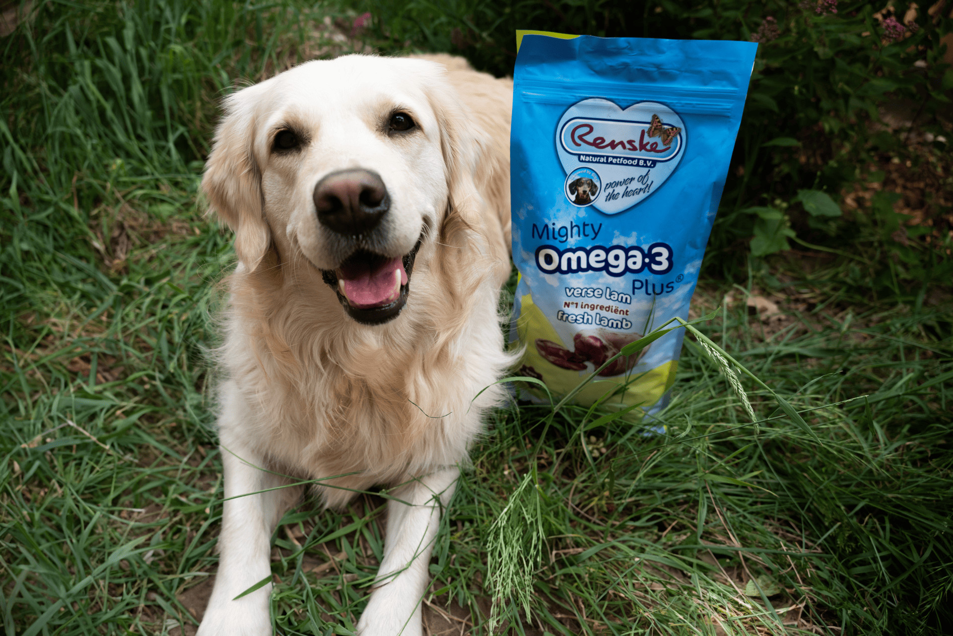 Renske Mighty Omega 3 Plus Junior Adult agneau & riz pour chien